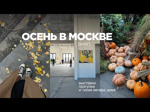 Видео: тихий осенний влог: гуляю по москве, хожу на выставки