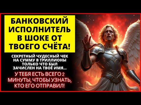 Видео: 😱 АРХАНГЕЛ МИХАИЛ ГОВОРИТ, ЧТО СОТРУДНИК БАНКА УДИВЛЕН ТАЙНЫМ ЧУДЕСНЫМ ЧЕКОМ! | Слово Божье