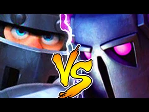 Видео: МЕГАРЫЦАРЬ ПРОТИВ ПЕККИ В CLASH ROYALE