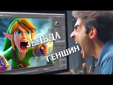 Видео: Жесткий VFX-артист поясняет за графон Зельды | Genshin Impact vs. The Legend of Zelda