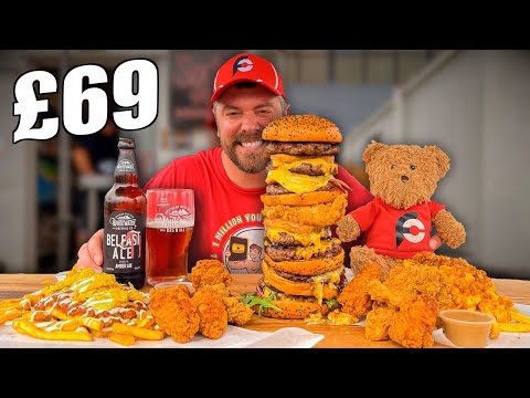 Видео: Масштабный челлендж «Грязных» бургеров от Sixty Nine в Белфасте, Северная Ирландия!!