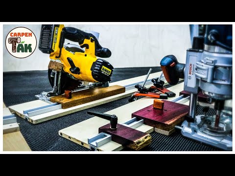 Видео: ⚡DIY - Самодельная гусеничная пила / Направляющая для циркулярной пилы, даже фрезерный станок