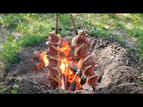 Видео: ШАШЛЫК ТАМПЛИЕРОВ. ЗАБЫТЫЙ РЕЦЕПТ МЯСА НА ОГНЕ. ENG SUB.