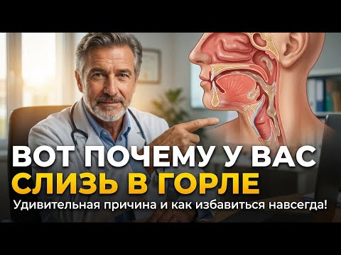 Видео: Вечная слизь в горле? Ваш организм кричит об ЭТОЙ скрытой проблеме