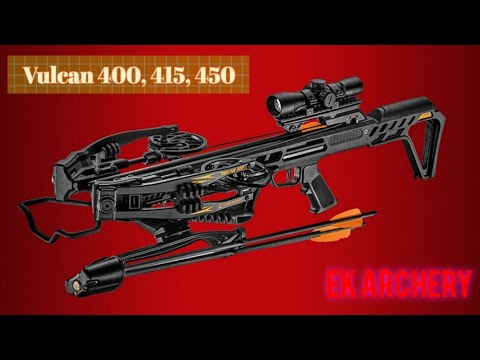 Видео: Vulcan-400, 415, 450 EK Archery NEW Crossbows 2025 - единственный профессиональный обзор