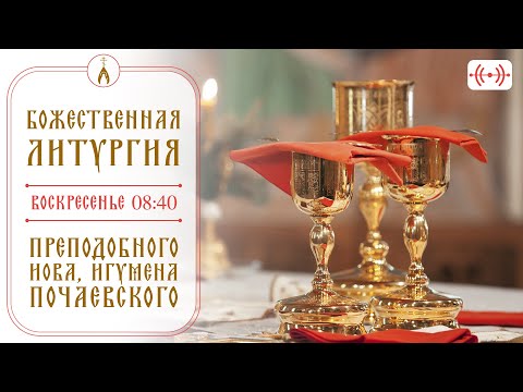 Видео: БОЖЕСТВЕННАЯ ЛИТУРГИЯ. Трансляция 10 ноября (воскресенье) в 08:40