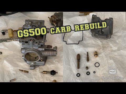 Видео: Восстановление карбюратора Suzuki GS500 с использованием ремкомплекта K&L