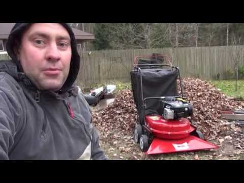 Видео: садовый пылесос личный опыт и обзор . ЧЕМ УБЕРАТЬ ЛИСТЬЯ