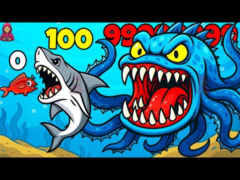 Видео: МАЛЕНЬКАЯ РЫБКА ПРОТИВ ВСЕХ МОНСТРОВ ОКЕАНА ЭВОЛЮЦИЯ НЭМО Fish Royale