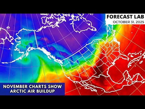 Видео: Пт, 31 октября 2025 г. — Погода в США | Проверка Арктики на предмет следующей крупной вспышки