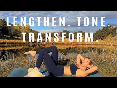 Видео: 20-минутный пилатес на коврике для удлинения и придания тонуса