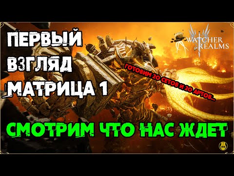 Видео: Матрица 1 / Первый Взгляд на Новую Сложность! / watcher of realms / WOR
