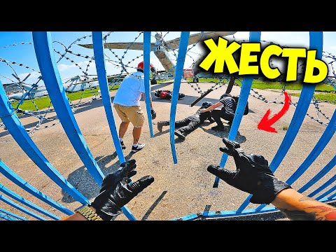 Видео: ПРОБИЛ ЗАБОР на СПОРТБАЙКЕ на ЗАДНЕМ КОЛЕСЕ! КАК ОН ВЫЖИЛ!?