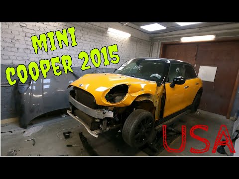 Видео: #58 Mini Cooper 2015 Разбитый весь перед 🪓💲💲💲