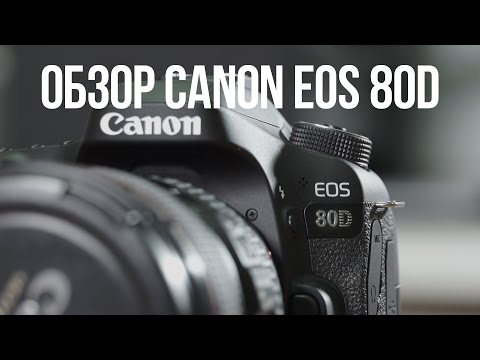 Видео: Обзор Canon EOS 80D (видеосъемка).