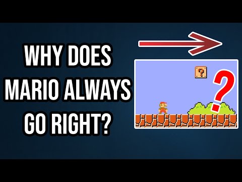Видео: Почему Марио всегда бежал вправо?