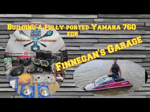 Видео: Сборка полностью переделанной Yamaha 760 с заводской трубой для Майка из гаража Финнегана