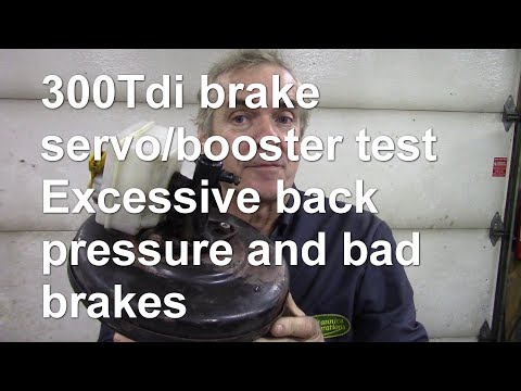 Видео: Тест усилителя тормозов 300TDI. Плохие тормоза и избыточное давление в тормозной системе?