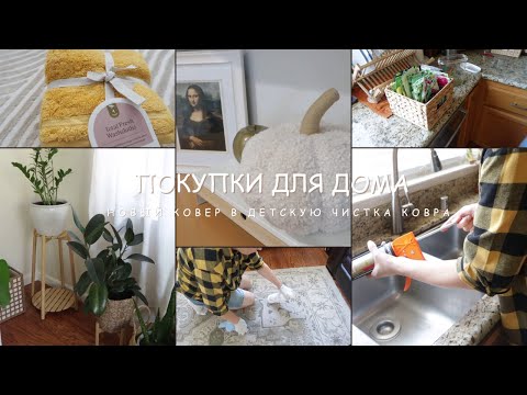 Видео: Домашние Дела Супер Средство для Чистки Ковра Покупки в Дом Новый Ковер в Детскую 