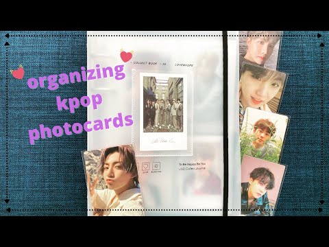 Видео: Оформление биндера А5 BTS | Организация фотокарт |  Organizing BTS photocards in A5 binder