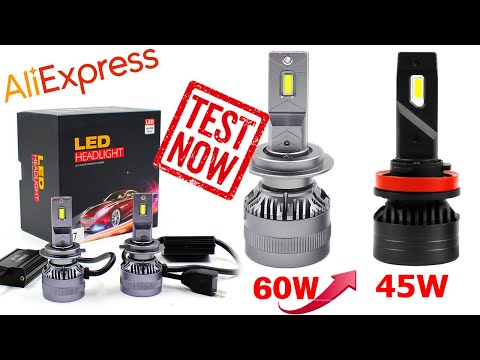 Видео: Какую LED лампу купить на ALIEXPRESS для линз? Тест самых ярких светодиодных ламп!