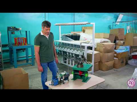 Видео: Азбука Вязания. Презентация шнуроплетельного и шнуровязального оборудования для намотки нити