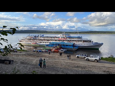 Видео: Теплоход СССР по Енисею. Часть 3