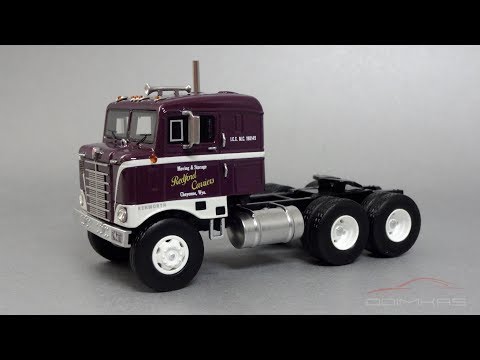 Видео: Kenworth 523 "Bull Nose" седельный тягач | NEO Scale Models | Масштабные модели грузовых автомобилей