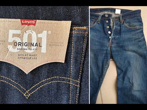 Видео: Джинсы Levi's 501 STF - Обзор До и После