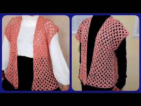 Видео: Qizlar uchun Bahorgi nimcha to‘qish. Ķизлар Нимчасини тýķиш. Вязание жилета