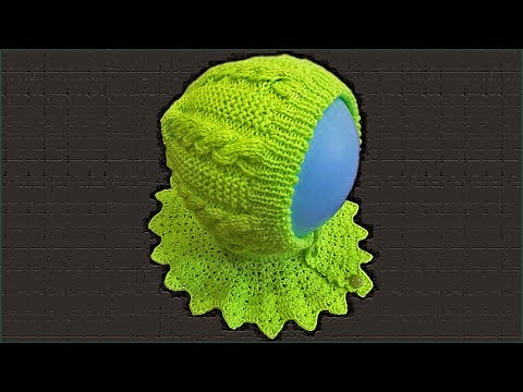 Видео: Детская шапка-шлем спицами. Вязание шапочки-шлем спицами. Часть 1.