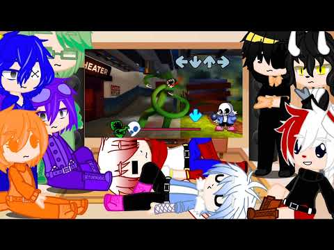 Видео: ♡{Реакция Радужных друзей и Indie Cross на fnf мод } ~K@r K@r ~♡