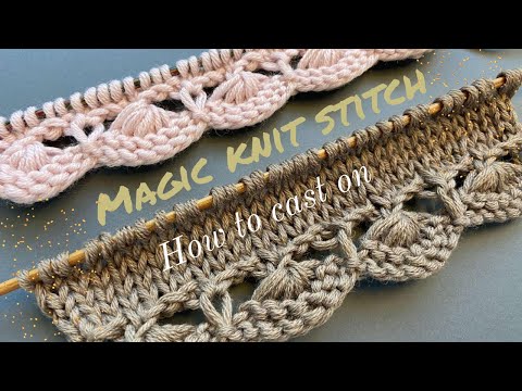 Видео: ПОТРЯСАЮЩИЙ НАБОР ПЕТЕЛЬ! 🔥 СУПЕР ХИТ! HOW TO CAST ON (MAGIC WAY)🔥Nice and Easy Cast On Method