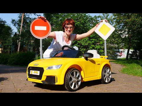 Видео: Главная дорога для машинок. Строим гараж с Машей Капуки. ПДД видео для детей