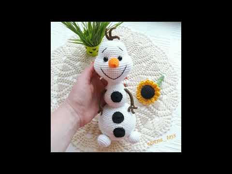 Видео: Занятие в кружке ДПИ "Амигурушка" Вяжем снеговичка Олофа