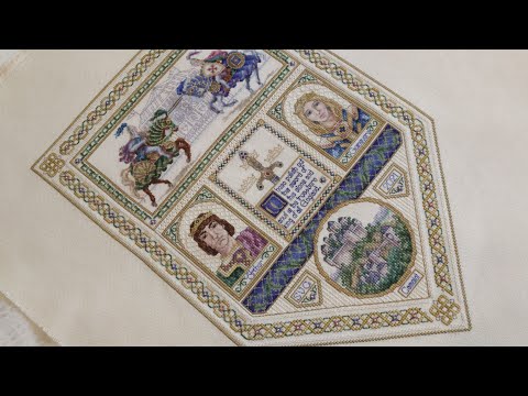 Видео: Камелот Сэмплер Тереза Венцлер - мечта исполнилась! - Все нюансы. Буду ли вышивать ещё и что?