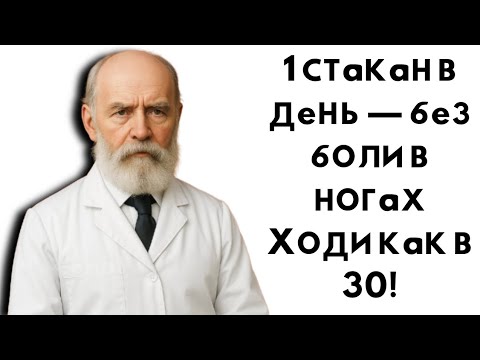 Видео: Пей это раз в день — боль в ногах уходит, энергия возвращается | Кровообращение 50+