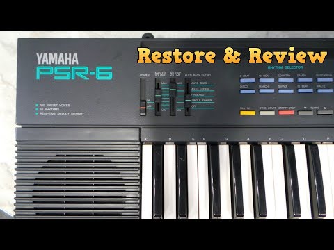 Видео: Yamaha PSR-6: Восстановление и обзор