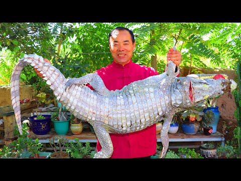 Видео: Тушеный крокодил с самым питательным рецептом! Тушеный с грибами! | Дядя Деревенский Гурман