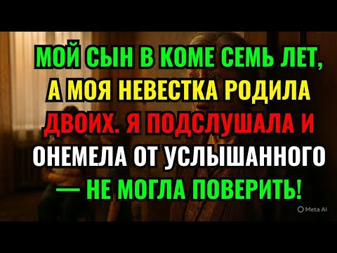 Видео: МОЙ СЫН В КОМЕ СЕМЬ ЛЕТ, А МОЯ НЕВЕСТКА РОДИЛА ДВОИХ. Я ПОДСЛУШАЛА И ОНЕМЕЛА ОТ УСЛЫШАННОГО....