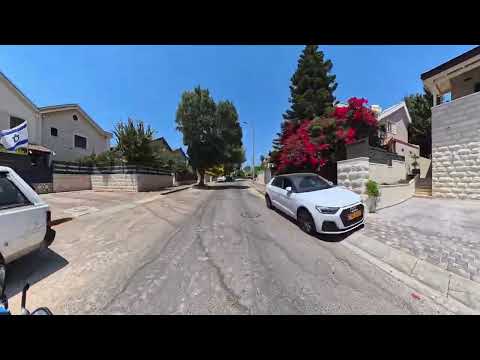 Видео: Красивые улицы Ноф Ха-Галиль.