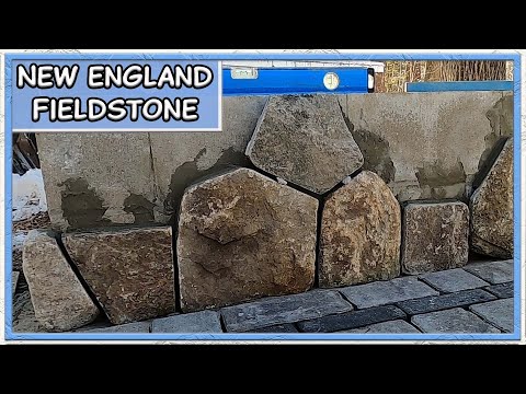 Видео: Как построить каменную облицовку стены | Часть 1