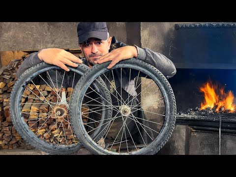 Видео: Как я превратил велосипедные колеса в острый нож | Выковано вручную