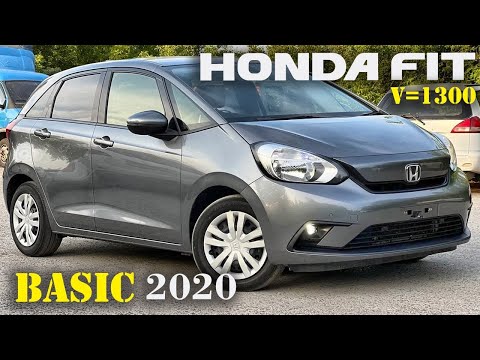 Видео: Honda Fit 2020г. , V=1300, комплектация: "Basic", мокрый асфальт, пробег: 80000км., оценка: 4 балла.