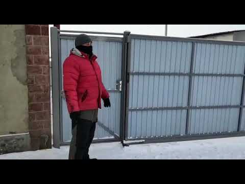 Видео: ПРОБЛЕМЫ! Зимний обзор откатные ворот