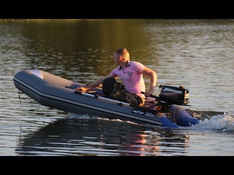 Видео: Mercury 4 л.с. + лодка "Оникс 300 SK" , первый выход