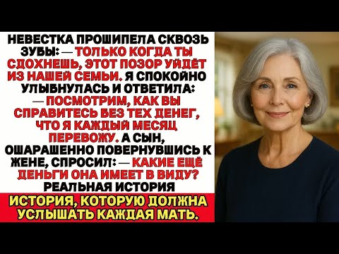 Видео: Она сказала, что я опозорю их до самой смерти — пока мой сын не узнал правду о деньгах, которые я им