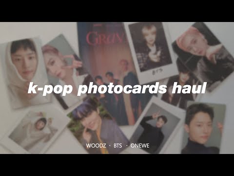 Видео: ✉️ Распаковка кпоп фотокарт | k-pop haul ep1 | woodz, bts, onewe