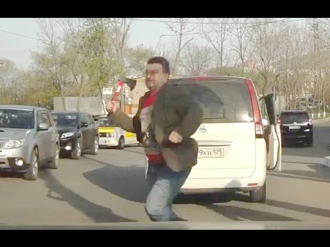 Видео: Конфликты и разборки на дороге, подборка дтп