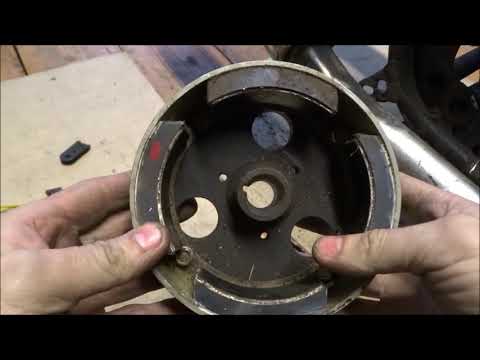 Видео: зажигание от скутера НА ЯВУ  часть 3